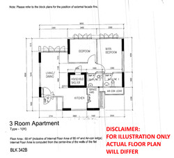 Blk 342B Yishun Ring Road (Yishun), HDB 3 Rooms #204100201